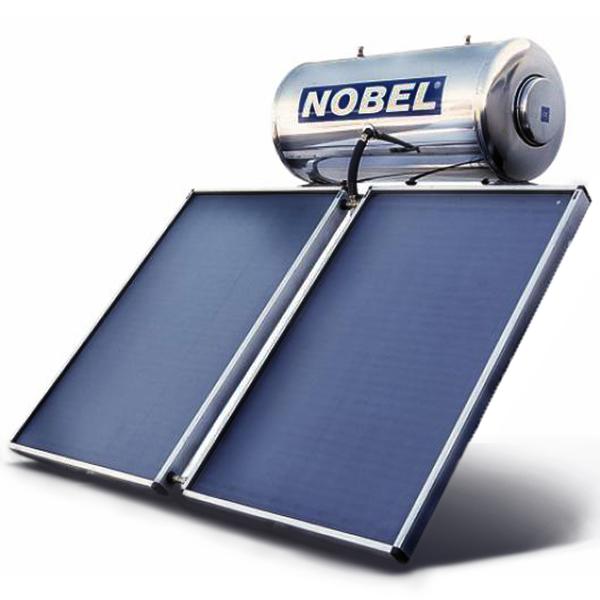 Ηλιακός Θερμοσίφωνας Classic Nobel  200lt/4,0m2 Τριπλής  Ενέργειας με δοχείο Glass