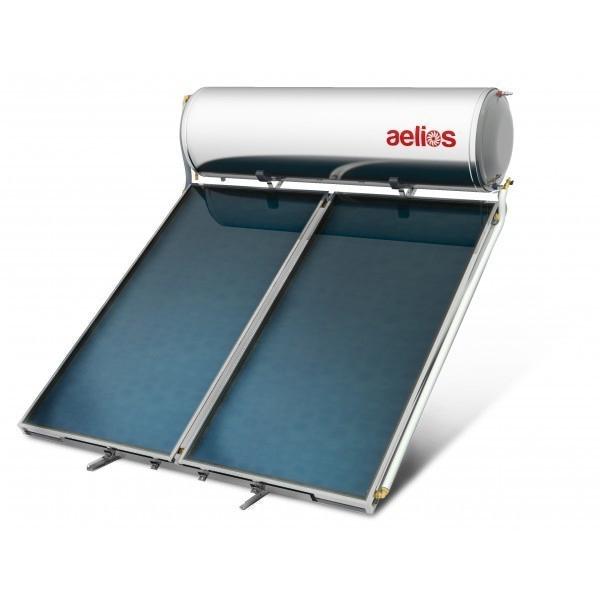 Ηλιακός Θερμοσίφωνας Nobel Aelios 160lt/3m² Διπλής ενέργειας με δοχείο Glass και με επιλεκτικό συλλέκτη AELIOS