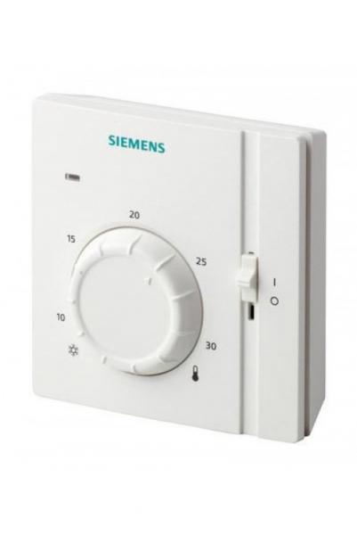 Ηλεκτρομηχανικός Θερμοστάτης χώρου Siemens RAA31.16 με On/Off διακόπτη και LED