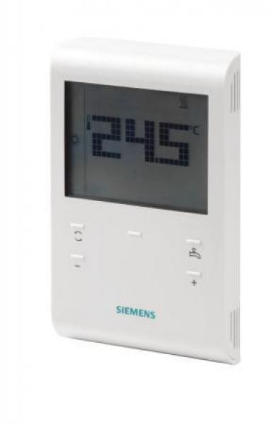 Θερμοστάτης χώρου με LCD, Μπαταριά, Auto Timer Siemens RDD100.1DHW