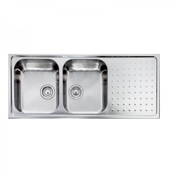 <label itemprop='name'>Sanitec Stainless Steel Sinks 11107 Ανοξείδωτος Νεροχύτης 80cm με ποδιά αριστερά</label>