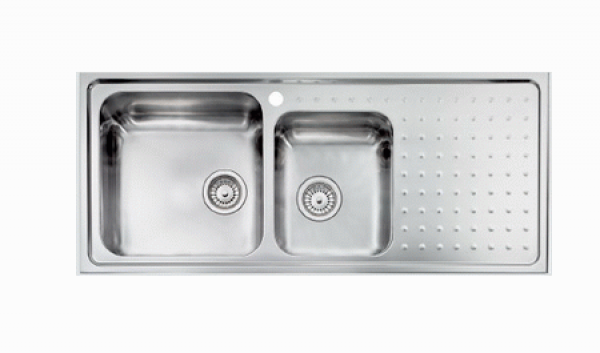 <label itemprop='name'>Sanitec Stainless Steel Sinks 11117 Ανοξείδωτος Νεροχύτης</label>