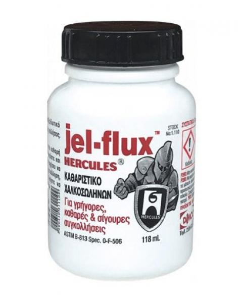 <label itemprop='name'>Hercules 1110 Jel-Flux Καθαριστικό Χαλκοσωλήνων 118ml</label>