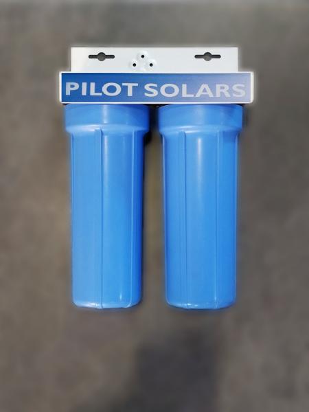 <label itemprop='name'>Φίλτρο κεντρικής παροχής - κάτω πάγκου Pilot Solars double Blue</label>