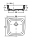 <label itemprop='name'>Square 39,5x39,5 / Υ 11,9εκ. Νιπτήρας επικαθήμενος</label>