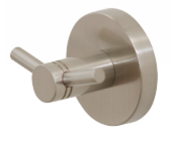 <label itemprop='name'>Άγκιστρο διπλό/Σειρά EMILY BRUSHED NICKEL (Inox)</label>