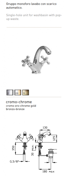 <label itemprop='name'>Μπαταρία Μπιντέ art. 5811 chrome</label>