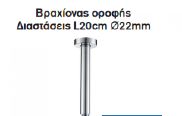 <label itemprop='name'>Βραχίονας οροφής Σειρά LUX Chrome</label>