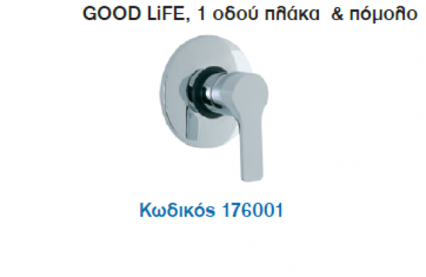 <label itemprop='name'>GOOD LiFE, 1 οδού πλάκα & πόμολο/Σειρά ΟΝΕ ΤΟ 5</label>