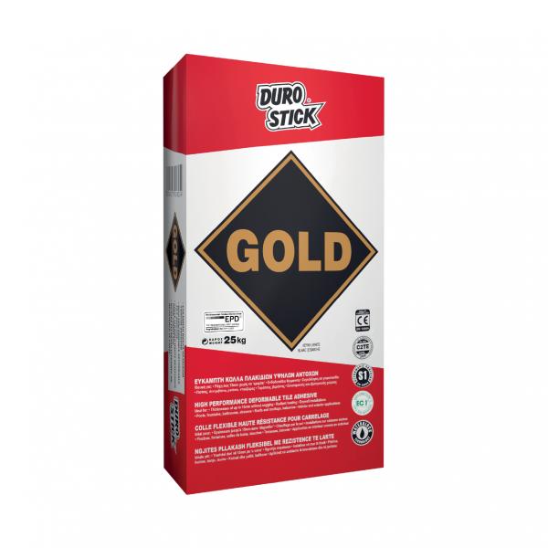 <label itemprop='name'>Durostick Gold Κόλλα Πλακιδίων 25kg/Παλέτα 48 Τεμαχίων</label>